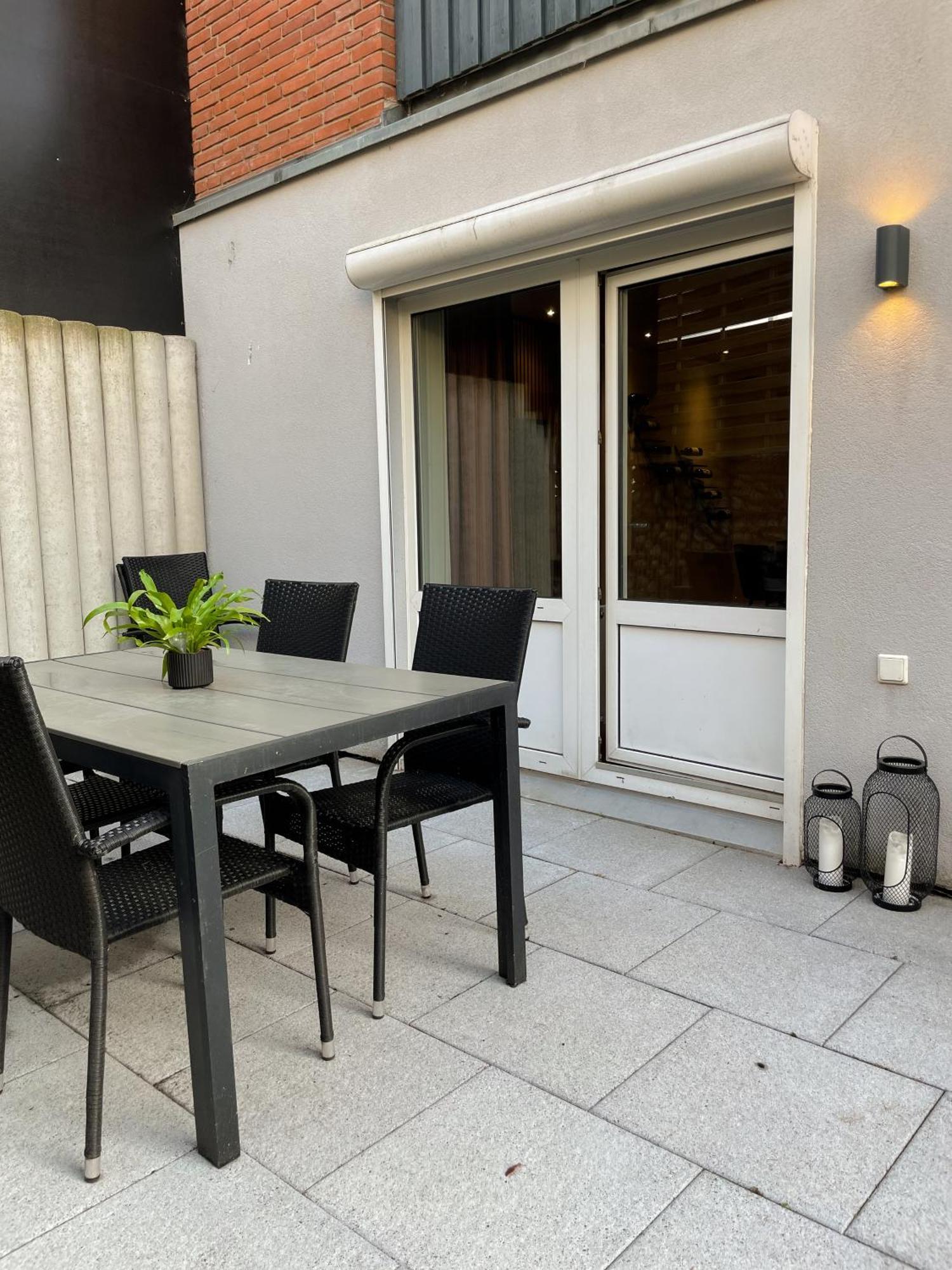 Ny Style Entire Apartment W/Private Cozy Terrace Harrislee Kültér fotó